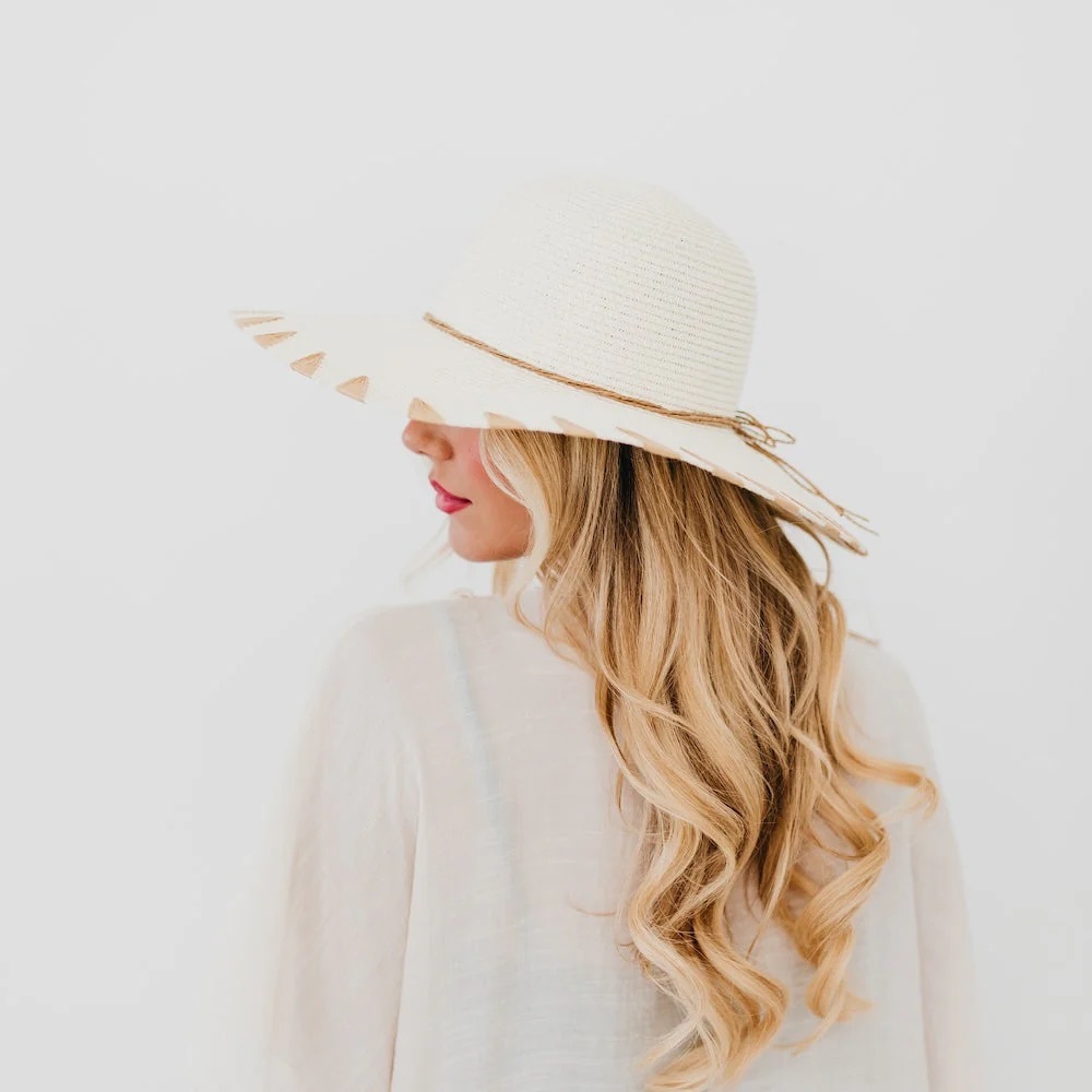 Surfs Up Straw Sun Hat - Picture 6 of 7
